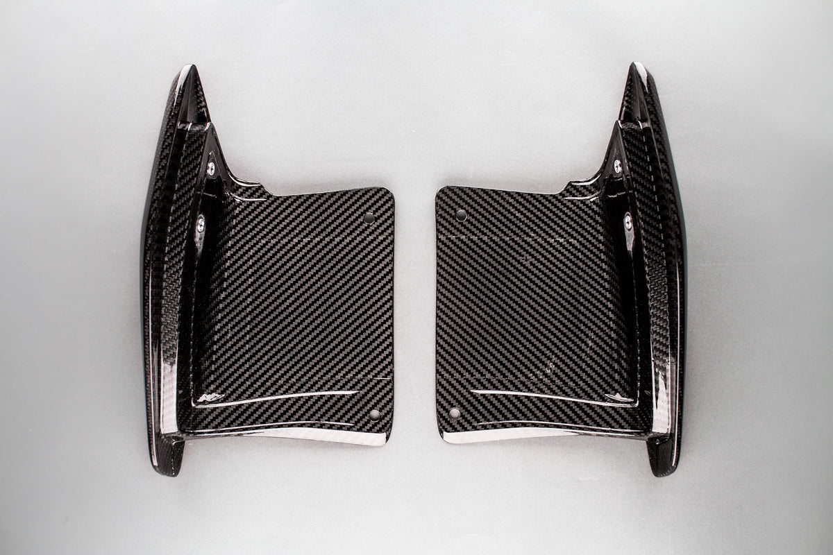 Rear bumper splitters for the BMW X6 F16