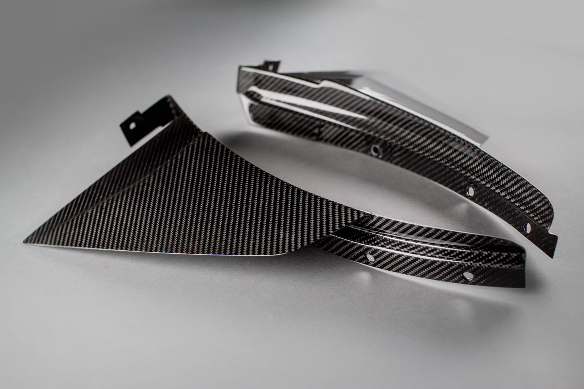 Front lip elerons ZR1 style for the Corvette C7 ZR1