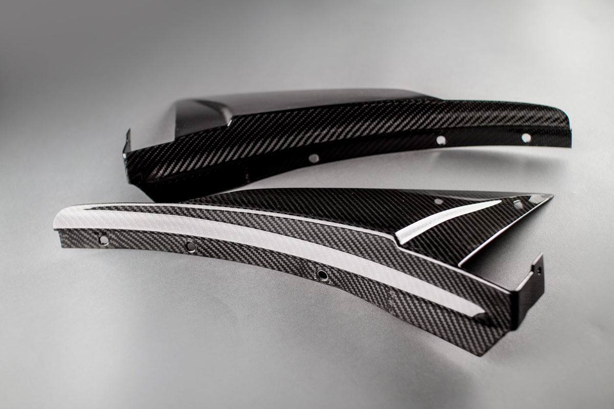 Front lip elerons ZR1 style for the Corvette C7 ZR1