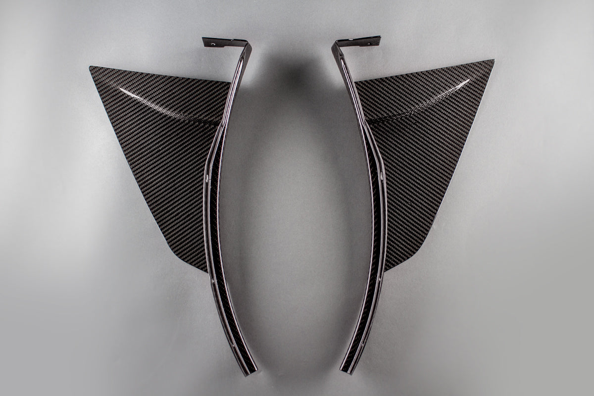 Front lip elerons ZR1 style for the Corvette C7 ZR1