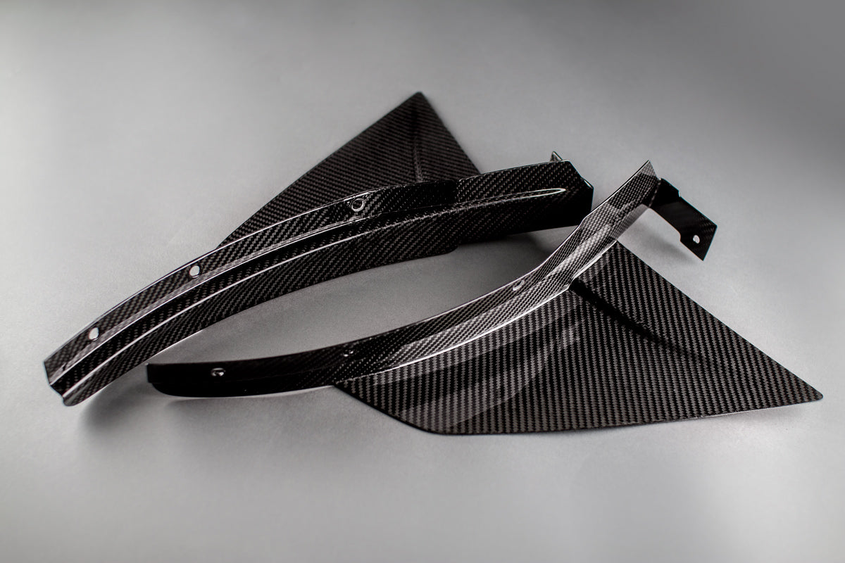Front lip elerons ZR1 style for the Corvette C7 ZR1