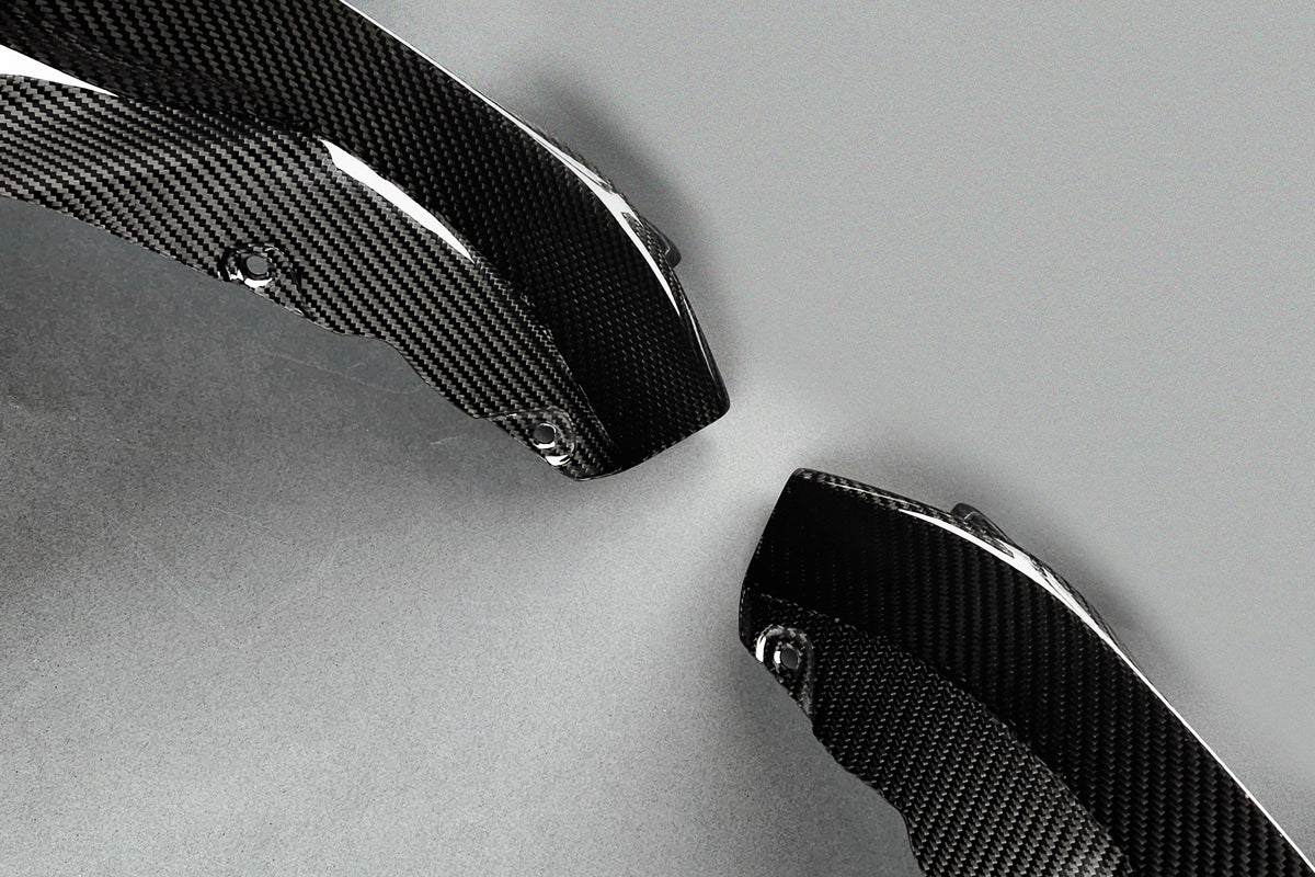Rear bumper splitters V style for the BMW M4 G82 / G83