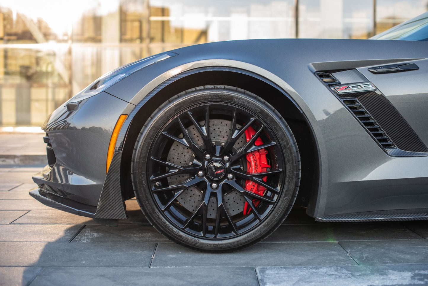 Front fenders arch set Z06 style for the Corvette C7