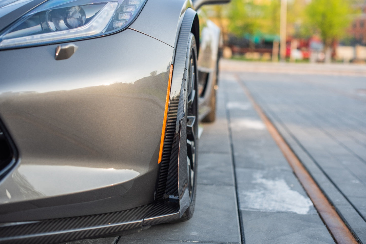 Front fenders arch set Z06 style for the Corvette C7