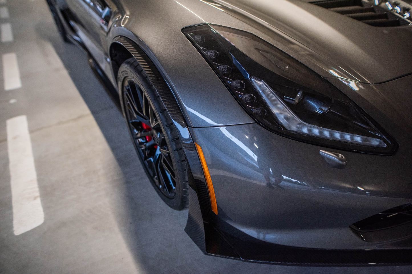 Front fenders arch set Z06 style for the Corvette C7