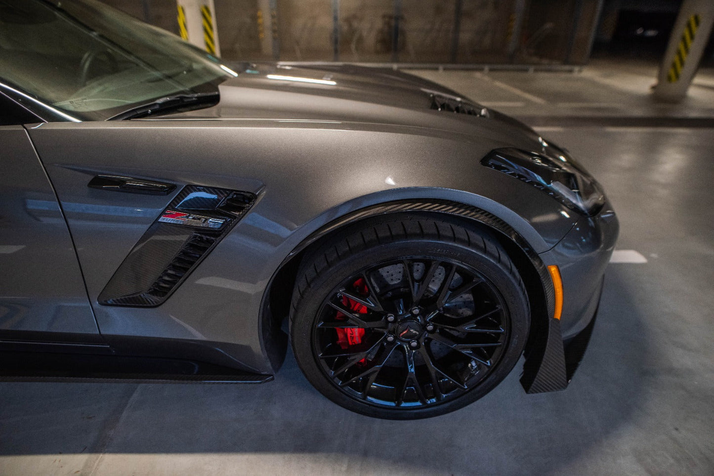 Front fenders arch set Z06 style for the Corvette C7