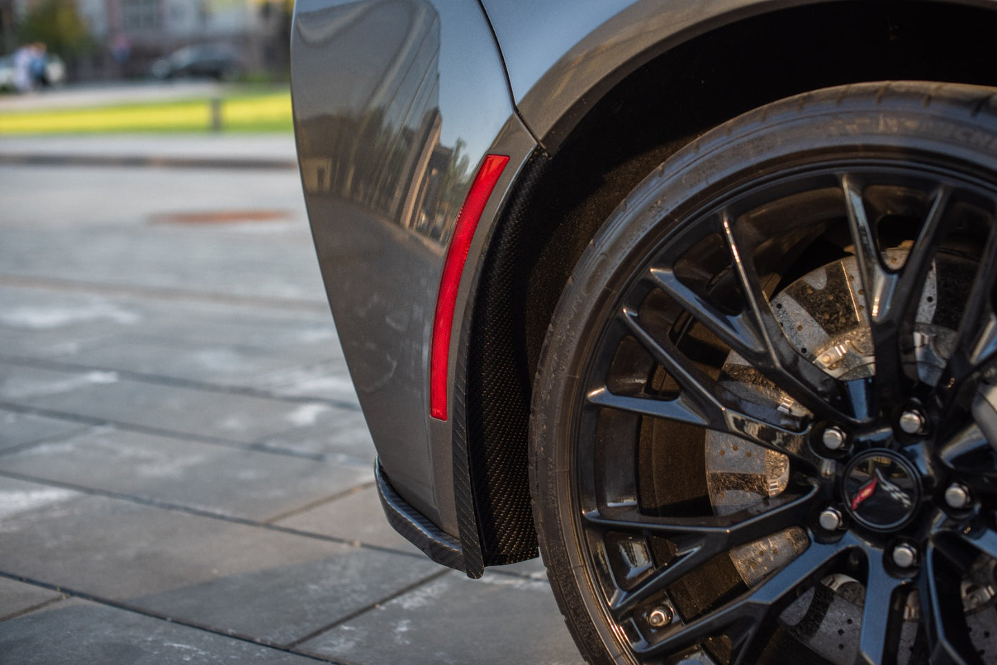 Rear dust covers set for the Corvette C7