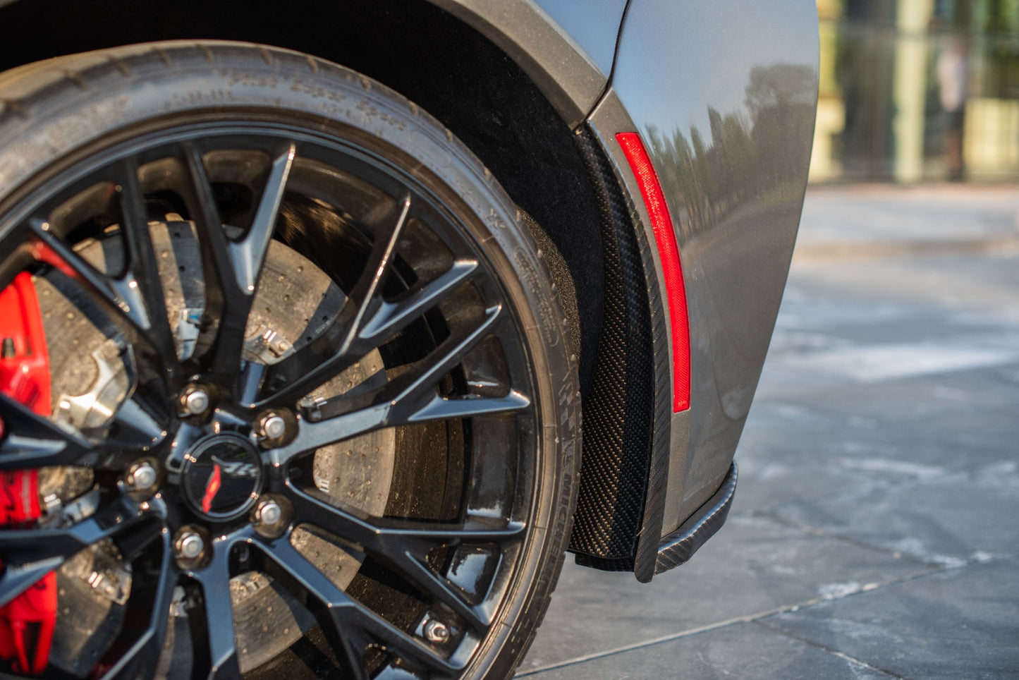 Rear dust covers set for the Corvette C7