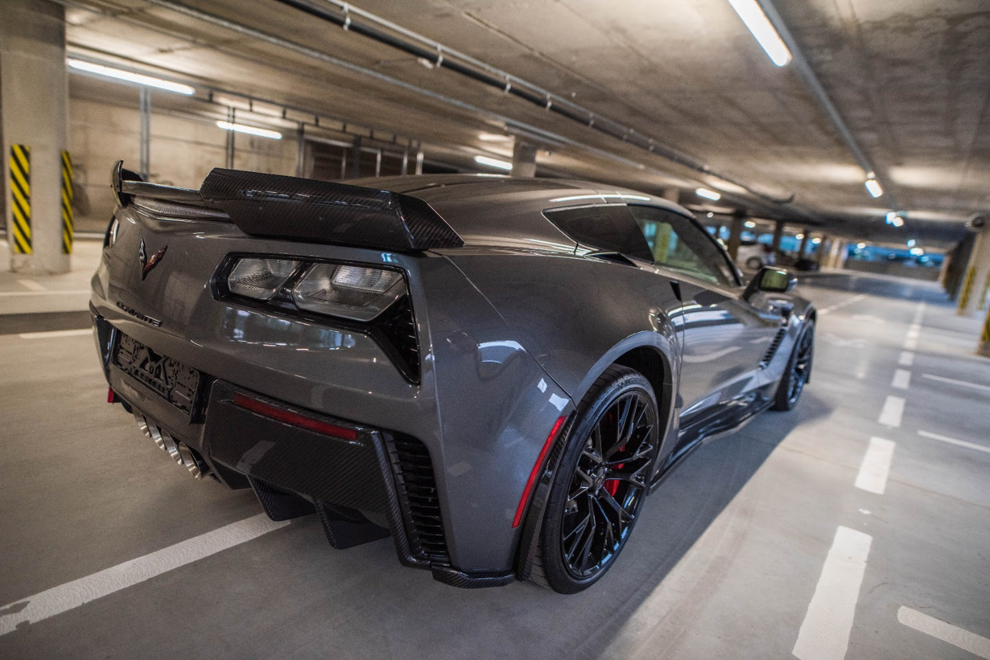 Rear diffuser elerons for the Corvette C7