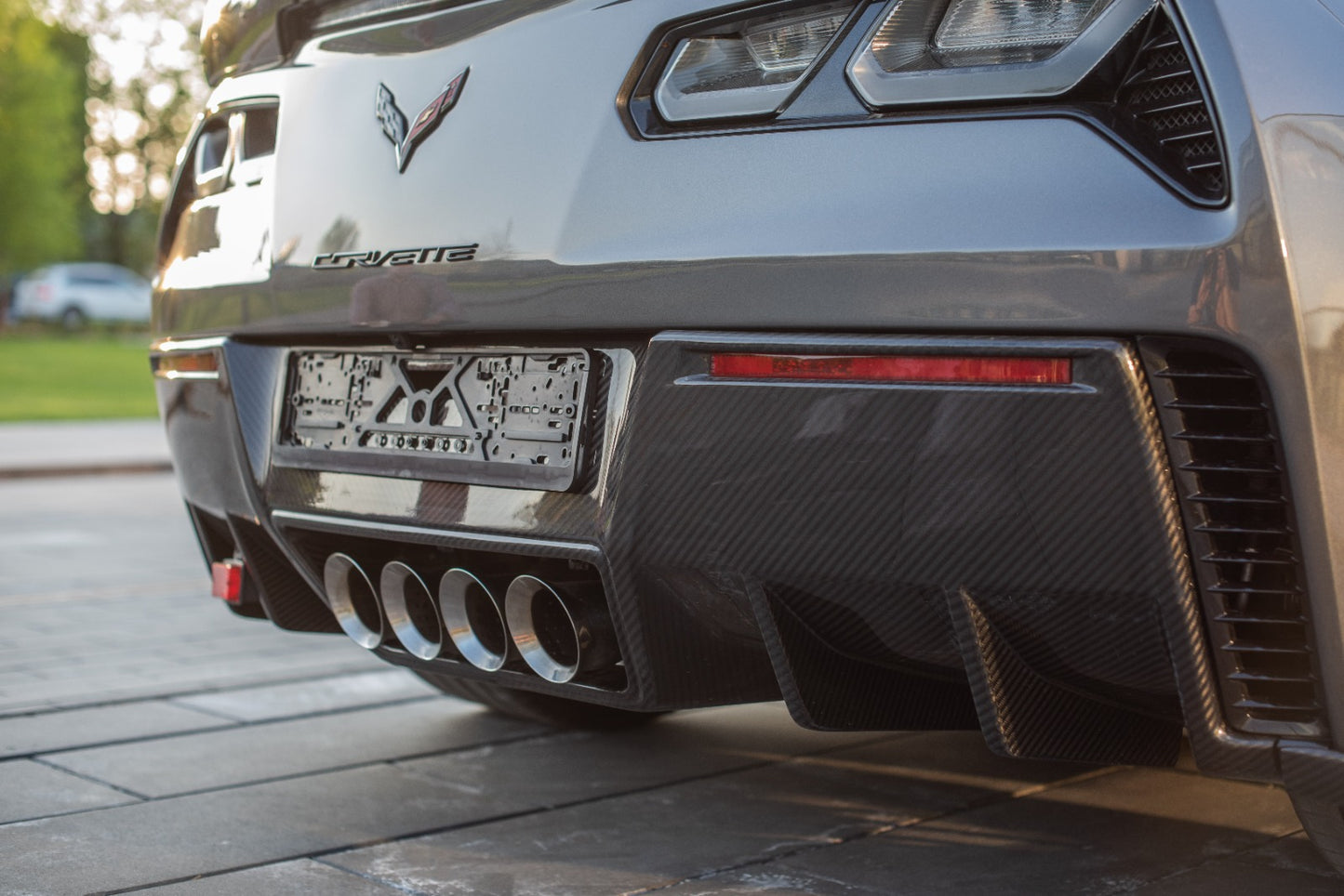 Rear diffuser for the Corvette C7