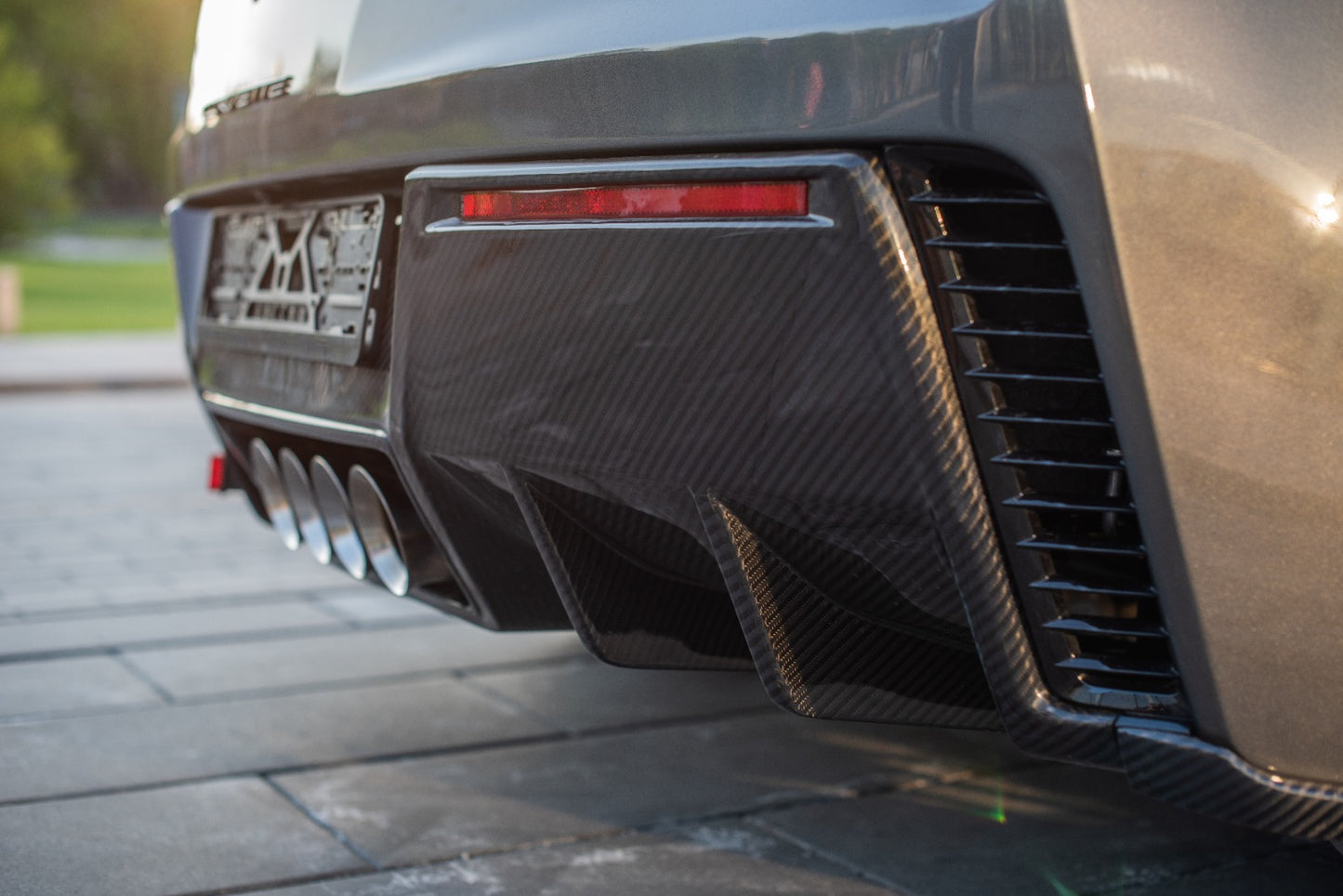 Rear diffuser for the Corvette C7