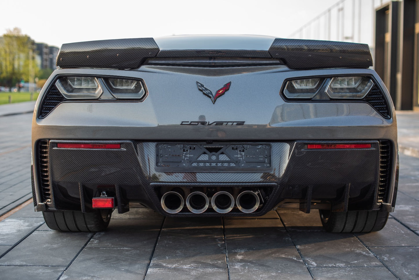 Rear diffuser for the Corvette C7