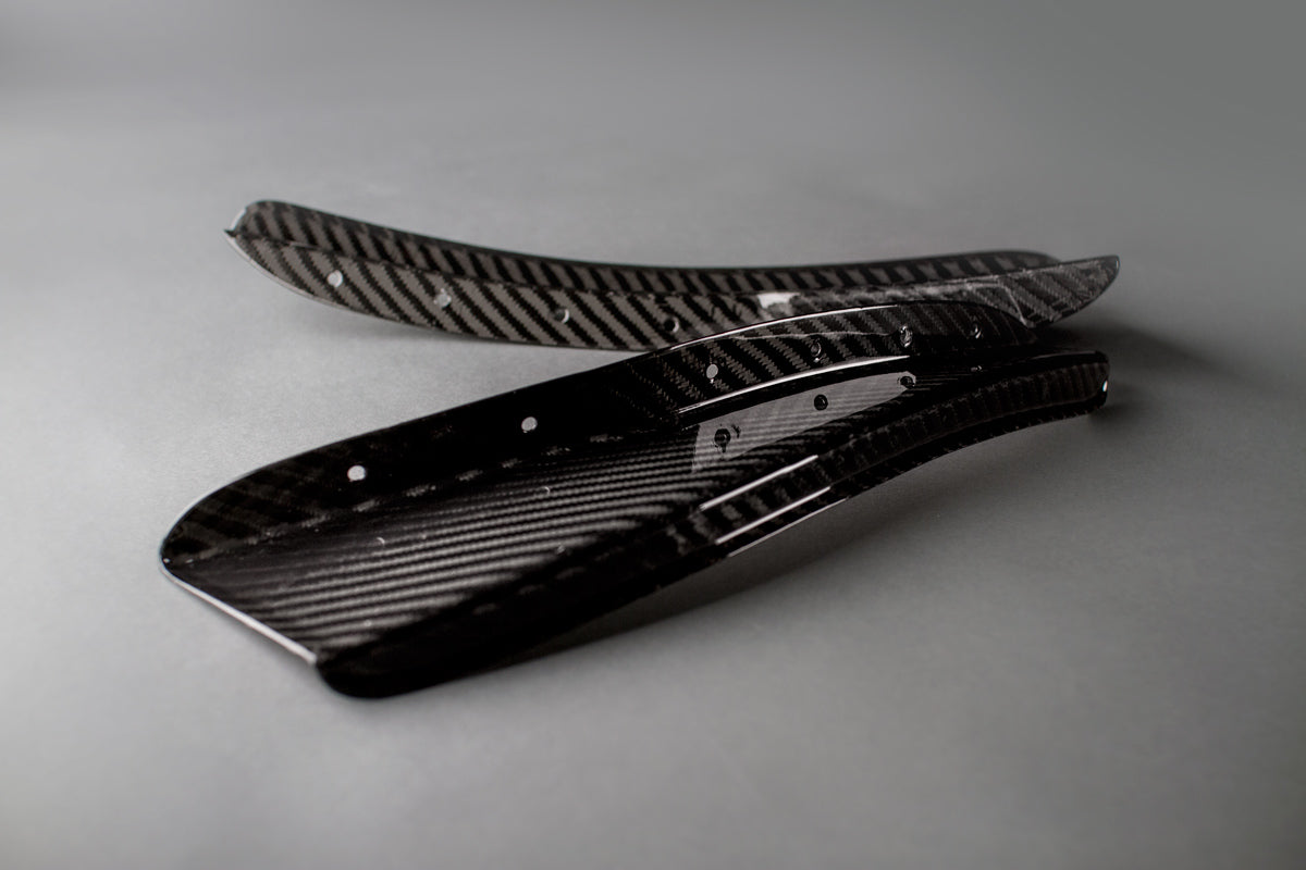 Front bumper canards set for the BMW M3 E90 / E92