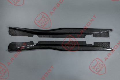 Side skirts set Z06 style for the Corvette C7