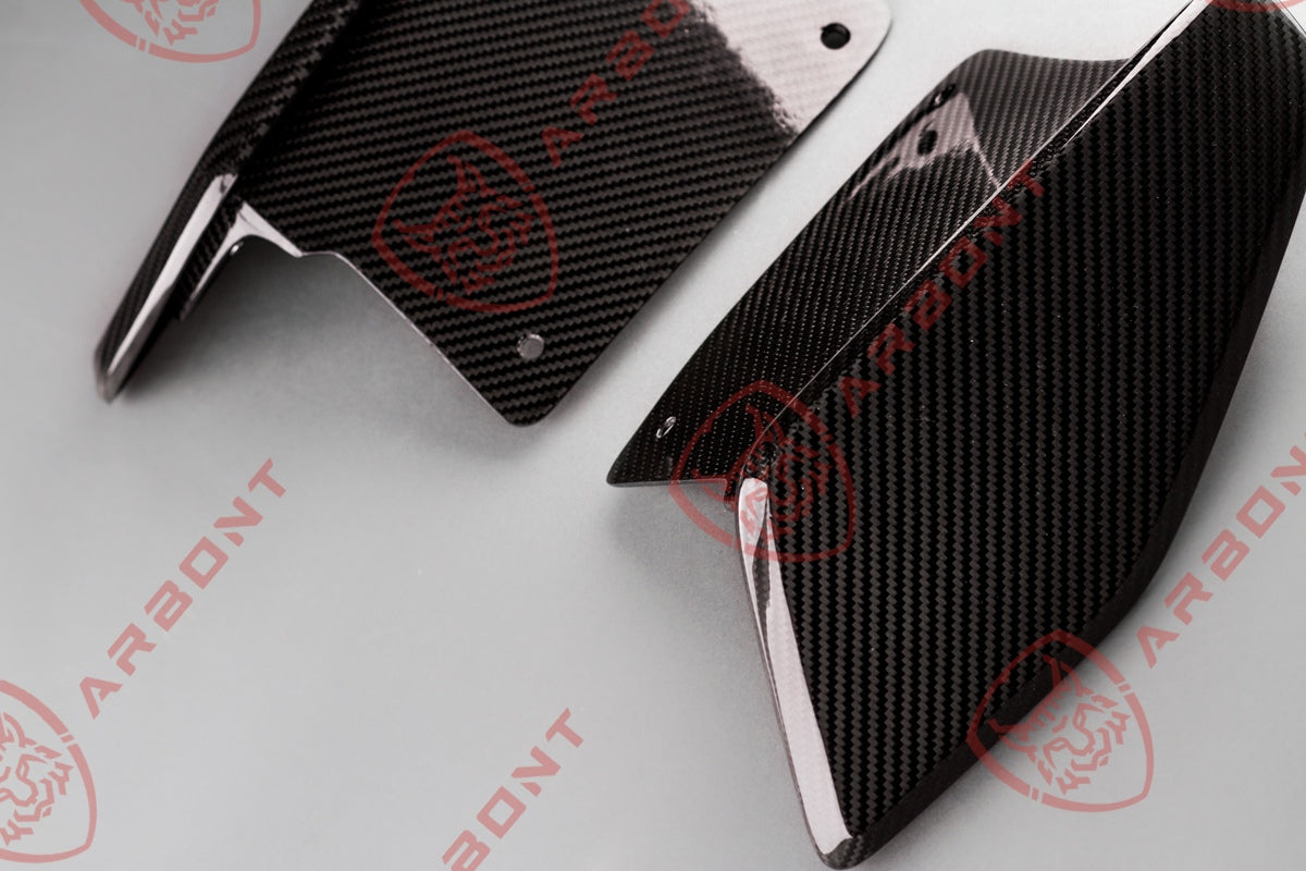 Rear bumper splitters for the BMW X6 F16