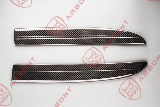 STOCK - Rear bumper splitters for the BMW M3 F80 | M4 F82 / F83