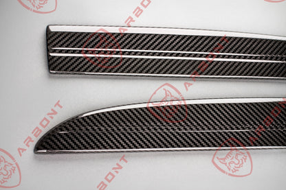 STOCK - Rear bumper splitters for the BMW M3 F80 | M4 F82 / F83