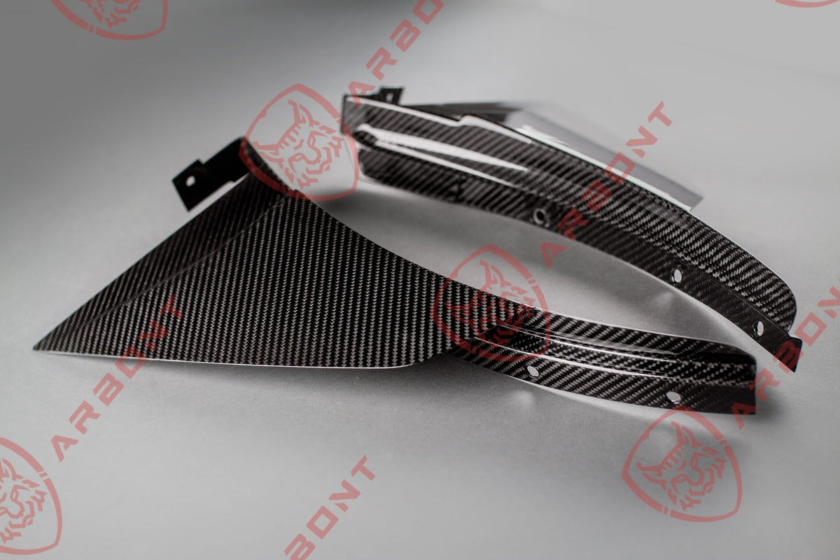 STOCK - Front lip elerons ZR1 style for the Corvette C7 ZR1