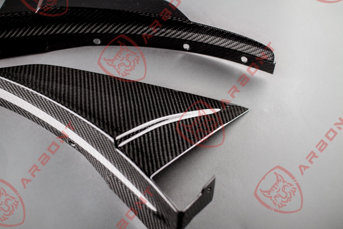 Front lip elerons ZR1 style for the Corvette C7 ZR1