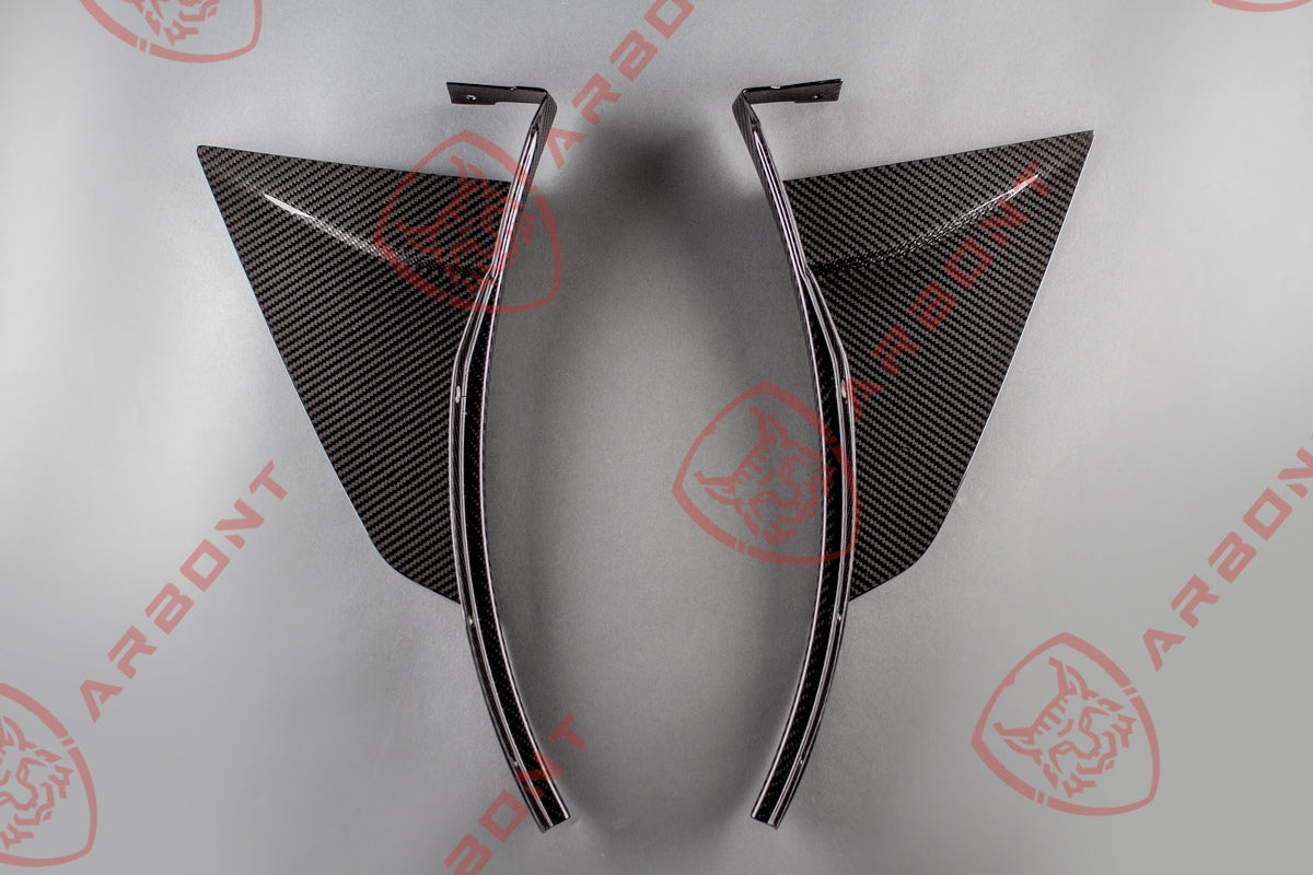 Front lip elerons ZR1 style for the Corvette C7 ZR1