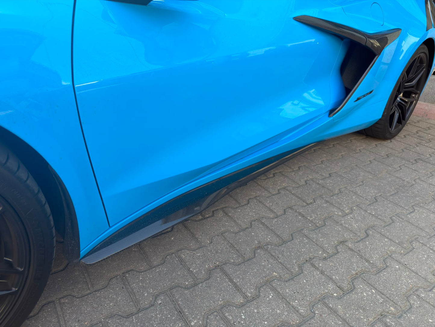 Side skirts set for the Corvette C8 Carbon Fiber Prepreg Autoclave EU Latvia by Arbont