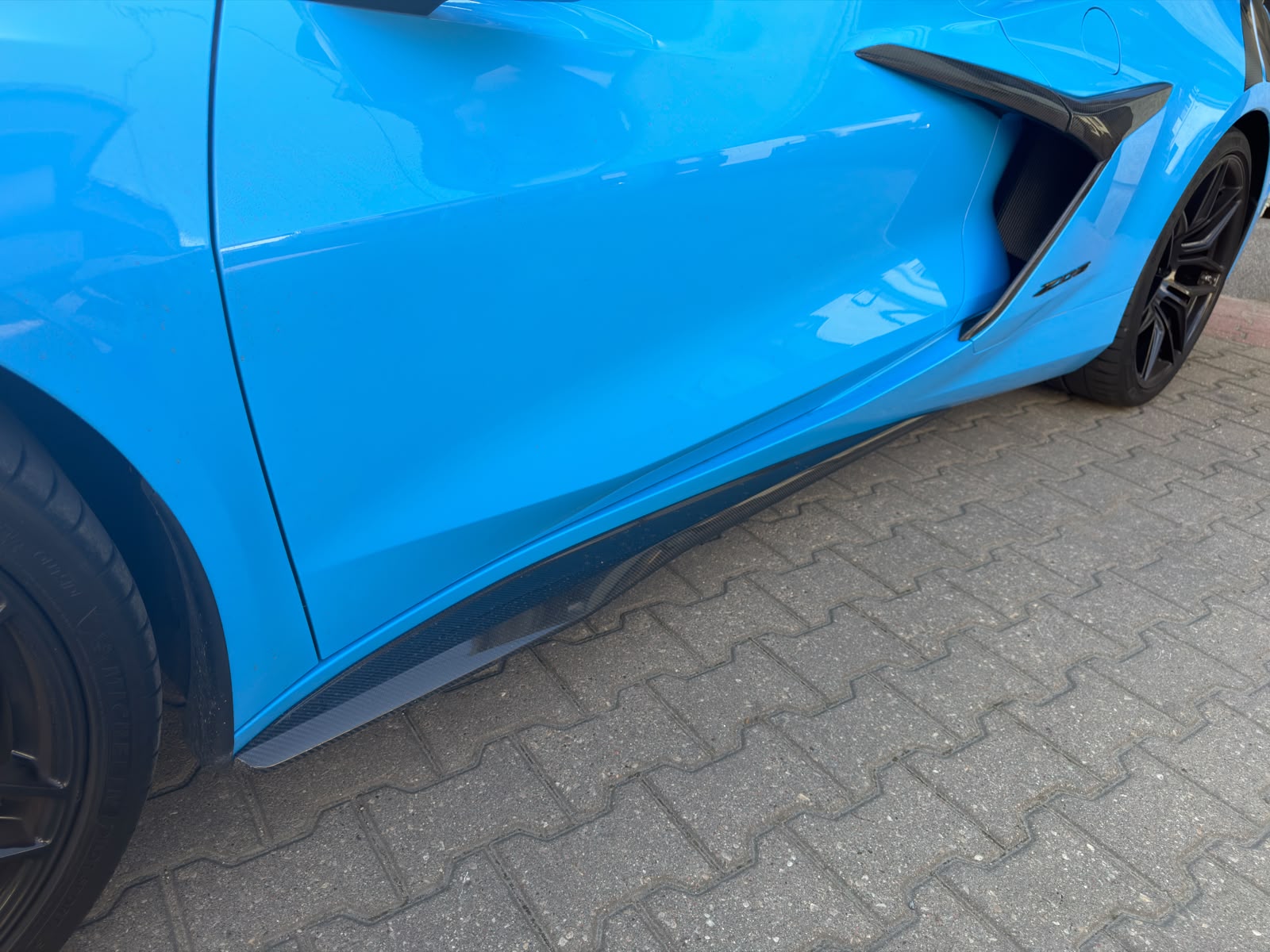 Side skirts set for the Corvette C8 Carbon Fiber Prepreg Autoclave EU Latvia by Arbont