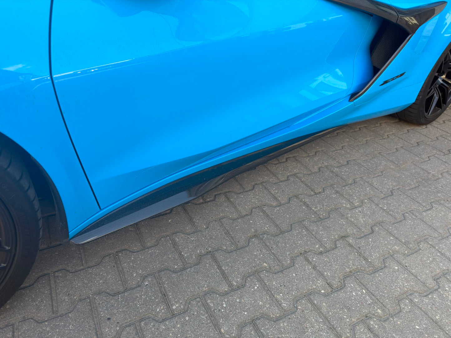 Side skirts set for the Corvette C8 Carbon Fiber Prepreg Autoclave EU Latvia by Arbont
