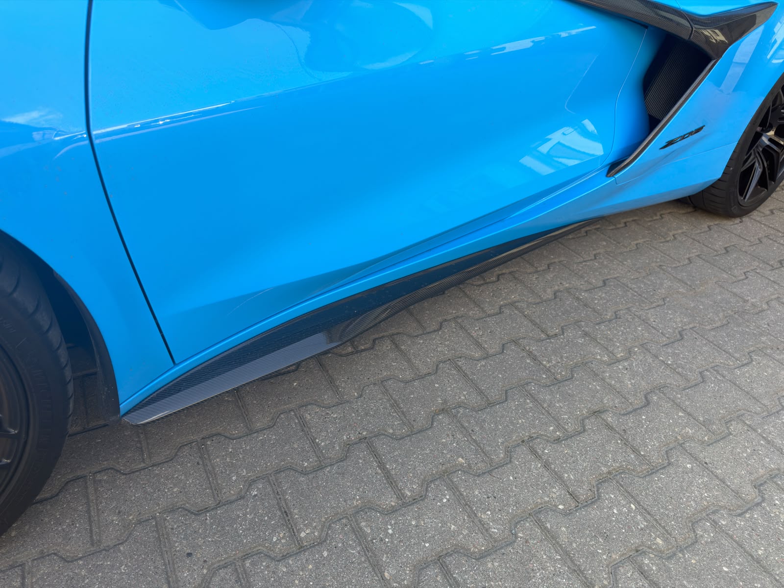 Side skirts set for the Corvette C8 Carbon Fiber Prepreg Autoclave EU Latvia by Arbont