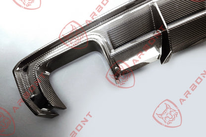 STOCK - Rear diffuser V style for the BMW M3 G80 / G81 | M4 G82 / G83