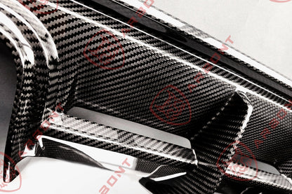 STOCK - Rear diffuser V style for the BMW M3 G80 / G81 | M4 G82 / G83