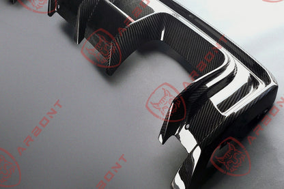 STOCK - Rear diffuser V style for the BMW M3 G80 / G81 | M4 G82 / G83