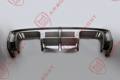STOCK - Rear diffuser V style for the BMW M3 G80 / G81 | M4 G82 / G83